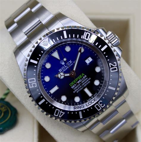 rolex deepsea blue unboxing|Rolex deepsea price new.